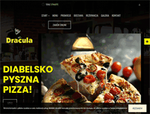 Tablet Screenshot of pizzeriadracula.pl